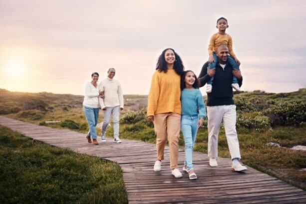 Promenade en famille